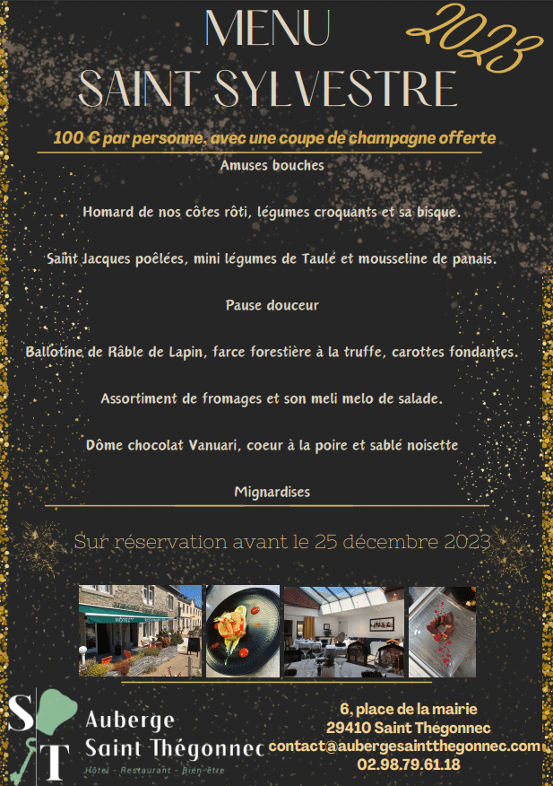 Menu de la Saint Sylvestre